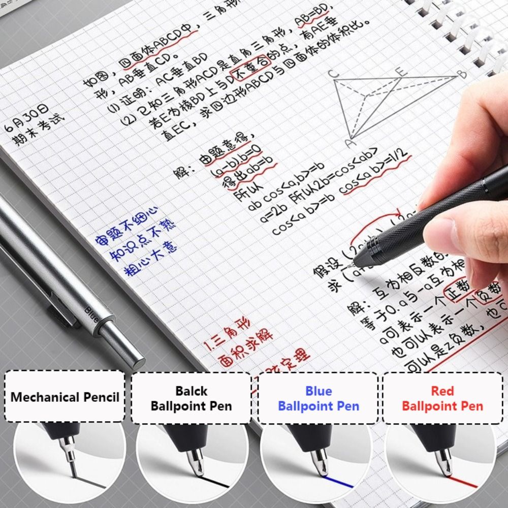 다기능 금속 중력 감지 펜, 잉크 볼펜, 기계식 연필  - Staedtler Pencil Lumocolor 리뷰 및 가격