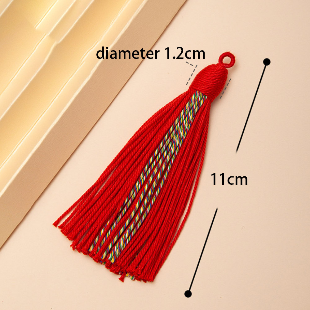 4pcs 11cm 면사 태슬 프린지 수제 태슬 DIY  - Sewing Thread In Textile 리뷰 및 가격