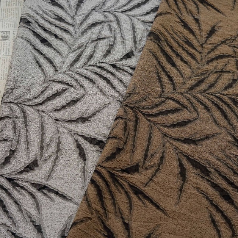 빈티지 3D 엠보싱 야자잎 원사 염색 자카드 원단 DI - Vintage Sewing Textile 리뷰 및 가격